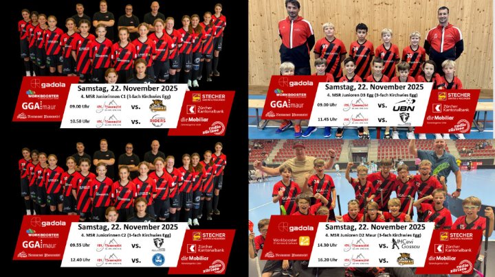 4 Teams gleichzeitig im Heimrunden-Einsatz 4 Teams gleichzeitig im Heimrunden-Einsatz