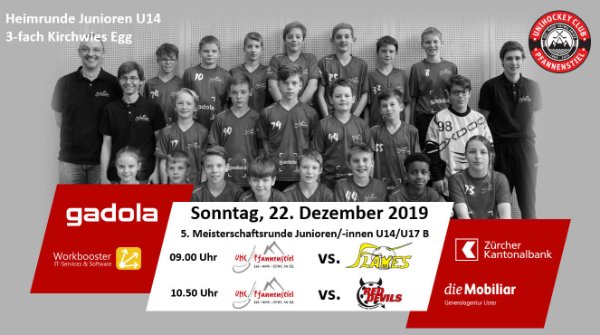 Die U14-Junioren vor einer spannenden Herausforderung an der Heimrunde