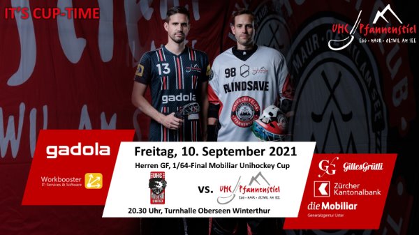 Das Fanionteam startet am Freitag, 10.09.2021 auswärts in den Mobiliar Unihocky Cup