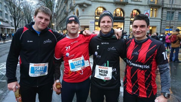 Das Herren 2 am Zürcher Silversterlauf