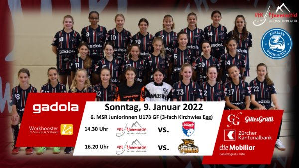 Die U17-Juniorinnen vor ihrer Heimrunde