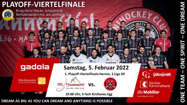 Start in die Playoff-Viertelfinals gegen den UHC Herisau