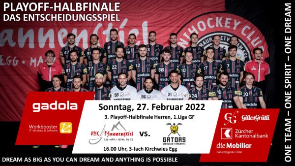 UHC Pfanni oder Unihockey Rheintal Gators - wer zieht ins Finale gegen Unihockey Limmattal ein?