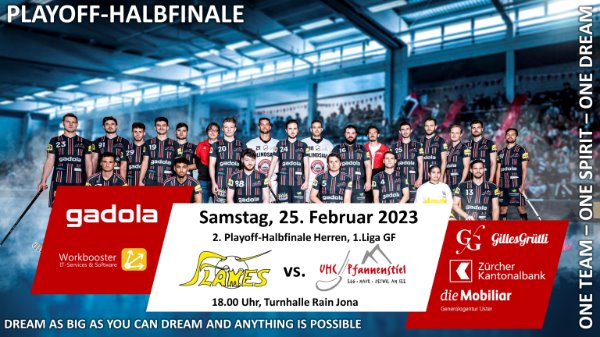 Die Turnhalle Rain in Jona wird zum Schauplatz des zweiten Halbfinal-Spiels