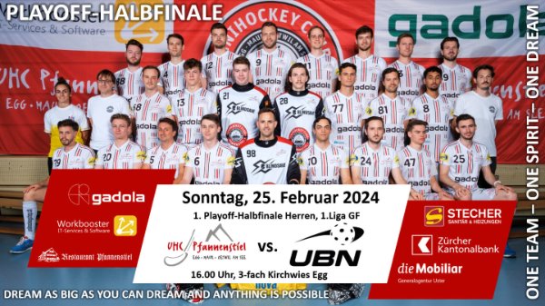 Die Playoff-Halbfinals starten am Sonntag zu Hause 