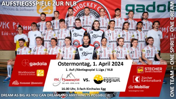 Start in die NLB-Aufstiegsspiele am Ostermontag in Egg