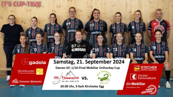 Cup-Highlight für die Damen gegen Skorpion Emmental aus der höchsten Liga