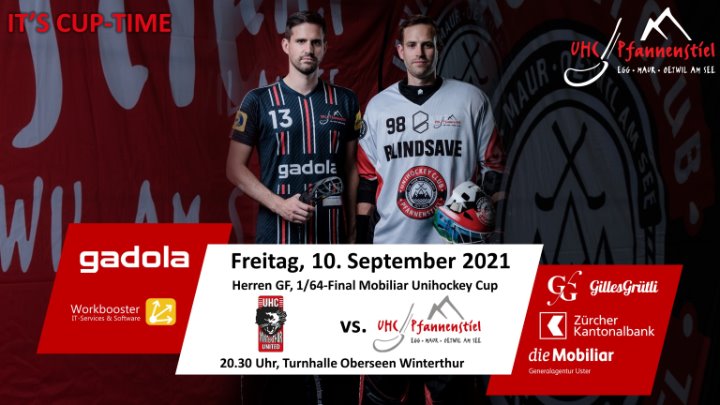 Das Fanionteam startet am Freitag, 10.09.2021 auswärts in den Mobiliar Unihocky Cup