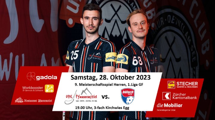 1.Liga-Spitzenspiel in Egg - Pfanni empfängt Bülach Floorball