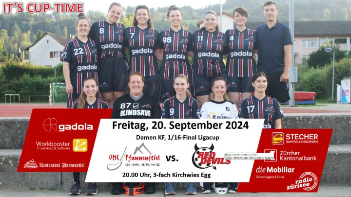 Die Kleinfeld-Damen empfangen im Cup die Red Devils