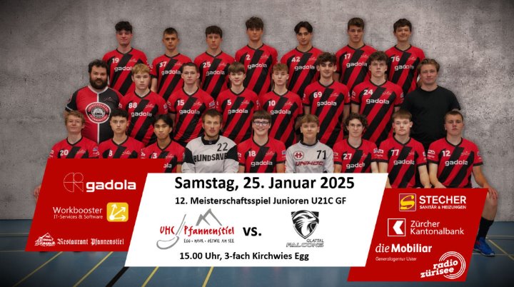 Die U21 trifft im Zürcher Derby auf die Glattal Falcons