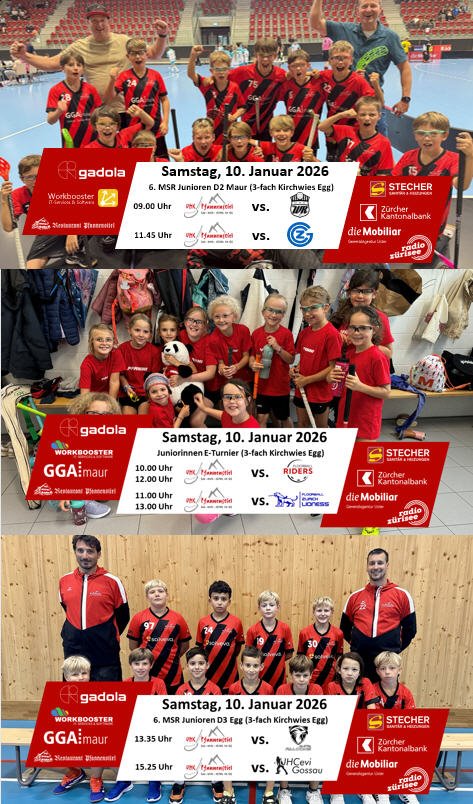 3 Teams im Heimrundeneinsatz 3 Teams im Heimrundeneinsatz