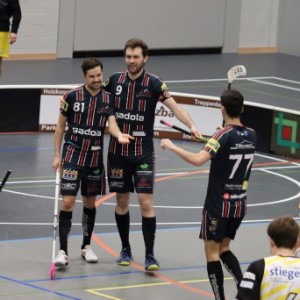 Herren 1: 17.Meisterschaftsrunde 1GF: Jona-Uznach Flames – UHC Pfanni (1:7)