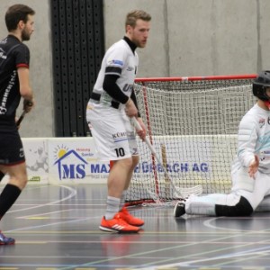 Herren 1: 1.Playout-Spiel NLB: UHC Grünenmatt – UHC Pfanni (3:8) 